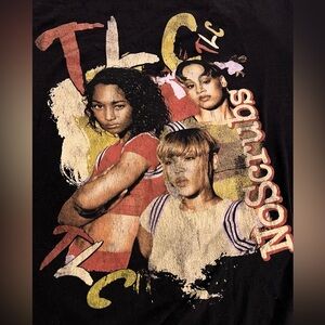 90s TLC graphic shirt